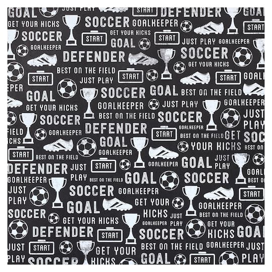 Soccer Paper by Recollections™, 12" x 12"